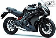 К-кт наклеек Kawasaki ER-6f 2012 Ver.Metallic Spark Black