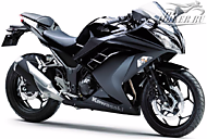 К-кт наклеек Kawasaki Ninja 300 2013 Ver.Ebony