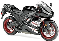 К-кт наклеек Kawasaki ZX-6R 2008 Ver.Black SE