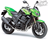 К-кт наклеек Kawasaki Z 750R 2011 Ver.Candy Lime Green