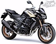 К-кт наклеек Kawasaki Z 750R 2012 Ver.Flat Ebony