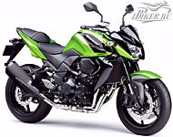 К-кт наклеек Kawasaki Z 750R 2012 Ver.Candy Lime Green