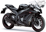 К-кт наклеек Kawasaki ZX-10R Ninja 2011 Ver.Ebony/Flat Ebony