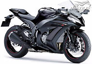 К-кт наклеек Kawasaki ZX-10R Ninja 2013 Ver.Ebony/Flat Ebony