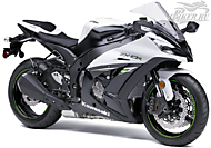 К-кт наклеек Kawasaki ZX-10R Ninja 2014 Ver.Pearl Flat White