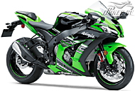 К-кт наклеек Kawasaki ZX-10R Ninja KRT Edition 2016 Ver.Lime Green