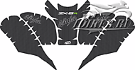 Комплект гелевых наклеек на бак Kawasaki ZX-6R 2016