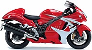 К-кт наклеек Suzuki Hayabusa GSX 1300R 2014 Ver.Pearl Mira Red/Pearl Glacier White