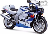 К-кт наклеек Suzuki GSX-R 600 1999 Ver.Pearl Suzuki Deep Blue