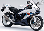 К-кт наклеек Suzuki GSX-R 600 2010 Ver.Glass Splash White