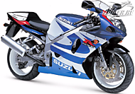 К-кт наклеек Suzuki GSX-R 750 2000 Ver.Pearl Suzuki Deep Blue