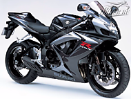 К-кт наклеек Suzuki GSX-R 750 2007 Ver.Phantom Gray Metallic