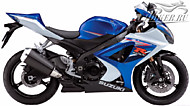 К-кт наклеек Suzuki GSX-R 1000 2007 Ver.Pearl Vigor Blue