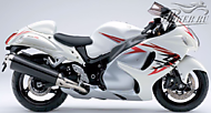 К-кт наклеек Suzuki Hayabusa GSX 1300R 2008 Ver.Pearl Mirage White