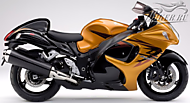 К-кт наклеек Suzuki Hayabusa GSX 1300R  2009 Ver.Solid Black