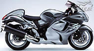 К-кт наклеек Suzuki Hayabusa GSX 1300R  2009 Ver.Metallic Oort Gray