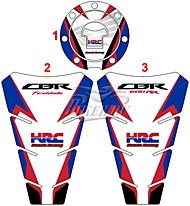 Гелевая защитная наклейка на бак Honda CBR-HRC