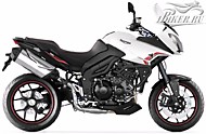 К-кт наклеек Triumph Tiger Sport 1050 2013 Ver.Crystal White