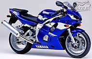 К-кт наклеек Yamaha YZF-R6 1999 Ver.Yamaha Blue