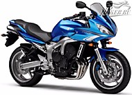 К-кт наклеек Yamaha FZ6-Fazer S2 2009 Ver.Power Blue