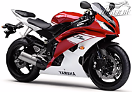 К-кт наклеек Yamaha YZF-R6 2009 Ver.Racing Red