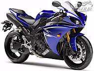 К-кт наклеек Yamaha YZF-R1 2009 Ver.Yamaha Racing Blue