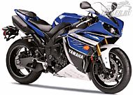 К-кт наклеек Yamaha YZF-R1 2013 Ver.Deep Purplish Blue Metallic