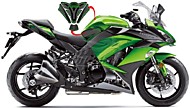 Защитные гелевые наклейки на бак Kawasaki Z1000SX