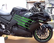 К-кт наклеек на обод диска Kawasaki ZZR