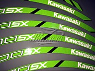 К-кт наклеек на обод диска Kawasaki Z1000SX