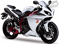 К-кт наклеек Yamaha YZF-R1 2009 Ver.Competition White