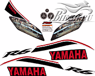 Образец наклеек Yamaha YZF-R6 2014